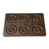 6-Slot Wood Bracelet Design Board WD-CBA482F-04B-2