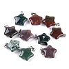 Natural Indian Agate Pendants G-Q172-09P-05-1