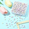 111G Craft Acrylic Horizontal Hole Letter Beads SACR-FS0001-35-8