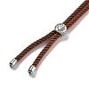 Twisted Nylon Cord Silder Bracelets DIY-B066-03P-09-2