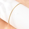 Adjustable 304 Stainless Steel Snake Chain Slider Bracelets for Women BJEW-D460-03G-3