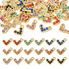  36pcs 9 colors Alloy Pendants ALRI-TA0001-18-10