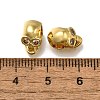 Brass Micro Pave Clear Cubic Zirconia Beads ZIRC-I070-088G-3