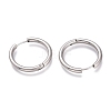 Tarnish Resistant 201 Stainless Steel Huggie Hoop Earrings EJEW-L256-05G-P-2