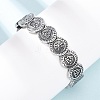 Viking 316 Surgical Stainless Steel Cuff Bangles BJEW-C142-16AS-1