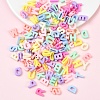 400Pcs 2Bags 2 Styles Opaque Resin Beads RESI-YW0005-30-2