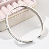 304 Stainless Steel Rhinestone Bangles for Women BJEW-Z092-07P-4