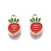 Brass Enamel Charms KK-G432-07G-2