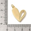 Brass Micro Pave Cubic Zirconia Pendants KK-R002-13G-3