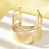 Alloy Open Cuff Bangles LS-BJEW-K272-01G-2