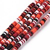 Handmade Polymer Clay Beads Strands CLAY-R089-3mm-004-1