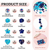 80Pcs 8 Styles Millefiori Glass Beads Strands GLAA-TA0003-43B-4