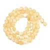 Natural Yellow Jade Beads Strands G-P611-C34-01-3