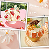 21Pcs 3 Styles Mirror Effect Acrylic Birthday Cupcake Insert Card Decoration AJEW-SP0001-66B-5