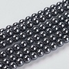 Non-magnetic Synthetic Hematite Beads Strands X-G-H1073-1-1