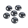 Synthetic Non-magnetic Hematite Cabochons G-H1596-FR-25mm-31-1