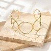 304 Stainless Steel Cuff Bangles for Women BJEW-U023-02G-2