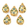 Natural Amazonite & Glass Beads KK-H516-16G-1