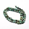 Natural African Turquoise(Jasper) Nuggets Beads Strands X-G-J335-43-2