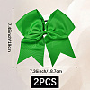 2Pcs Rubber Hair Ties MRMJ-SC0001-49F-2