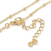 Brass Satellite Chain Necklace Making KK-H503-36G-2