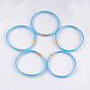 PVC Plastic Buddhist Bangle Sets BJEW-T008-09F-2