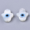 Natural White Shell Mother of Pearl Shell Beads SSHEL-N034-57B-2