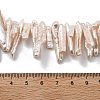 Natural Baroque Keshi Pearl Beads Strands PEAR-P064-02D-02B-5