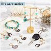 12Pcs 6 Colors Alloy Enamel Cat Charm Locking Stitch Markers HJEW-PH01531-6