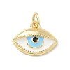 Brass Enamel Pendants KK-CBA3F25-04G-01-1