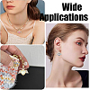 20Pcs 2 Colors UV Plating Alloy Mixed Color Glass Rhinestone Pendants FIND-YW0011-17-6