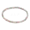 AB Color Faceted Rondelle Glass Beaded Stretch Bracelets for Women BJEW-PH01822-07-2
