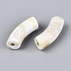 Two Tone Acrylic Beads MACR-WH0015-02-2