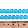 Baking Paint Transparent Glass Bead Strands X-GLAA-S031-8mm-37-4