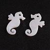 Natural White Shell Mother of Pearl Shell Pendants SSHEL-G014-70-2