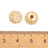 Ion Plating(IP) Cubic Zirconia Beads KK-O146-02C-G-2