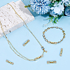 10Pcs Brass Micro Pave Clear Cubic Zirconia Watch Band Clasps KK-PH0014-30G-4