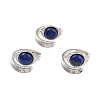 Oval Natural Lapis Lazuli Cuff Ring RJEW-I079-01F-1