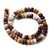 Natural Mookaite Beads Strands G-A280-A25-02-3