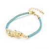 Brass Links Bracelets BJEW-F362-E-2