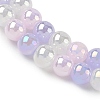 Electroplate & Gradient Color Glass Beads Strands LAMP-M023-03-01-3
