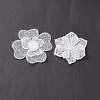 Polyester Lace Embroidery Sewing Ornament Accessories DIY-XCP0001-91-2