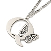 201 Stainless Steel Necklaces NJEW-Q336-01Q-P-4