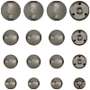40Pcs 3-Hole Brass Buttons BUTT-CY0001-18B-6