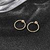 Brass Ball Captive Bead Nose Ring AJEW-G075-01G-01-1
