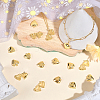 20Pcs Brass Locket Pendants KK-SC0007-49-4