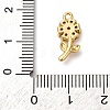 Brass Micro Pave Cubic Zirconia Pendants KK-I276-04G-02-3