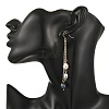Natural Cultured Freshwater Pearl Tassel Dangle Earrings EJEW-JE07381-01-2