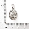 Alloy Bead Cage Pendants FIND-M012-01O-P-3