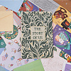 Wooden 2-Ring Loose Leaf Binder Postcard Phote Album Cover DIY-WH0547-065-5